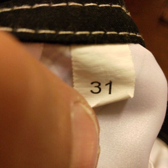 Hurley board shorts mens 31 white plaid cargo swim trunks drawstring surf - Picture 7 of 11